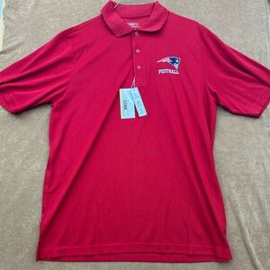 New England Patriots Core 365 Polo Shirt Large NWT